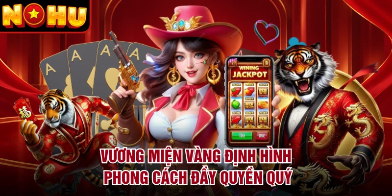 Vương miện vàng định hình phong cách đầy quyền quý